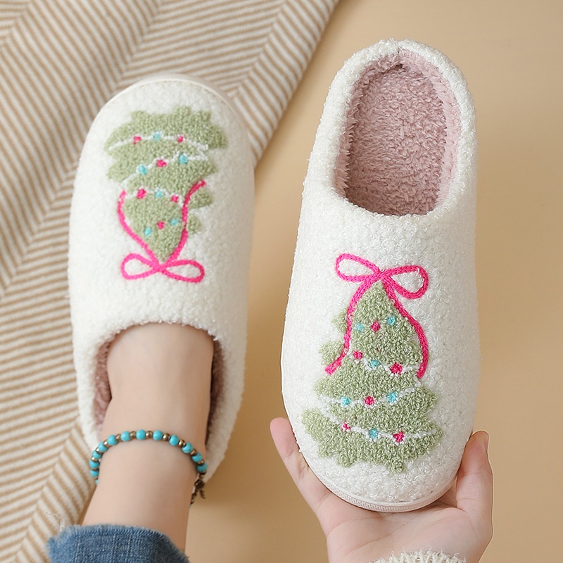 Shoe Tree - Pantoufles d'hiver en coton pour arbre