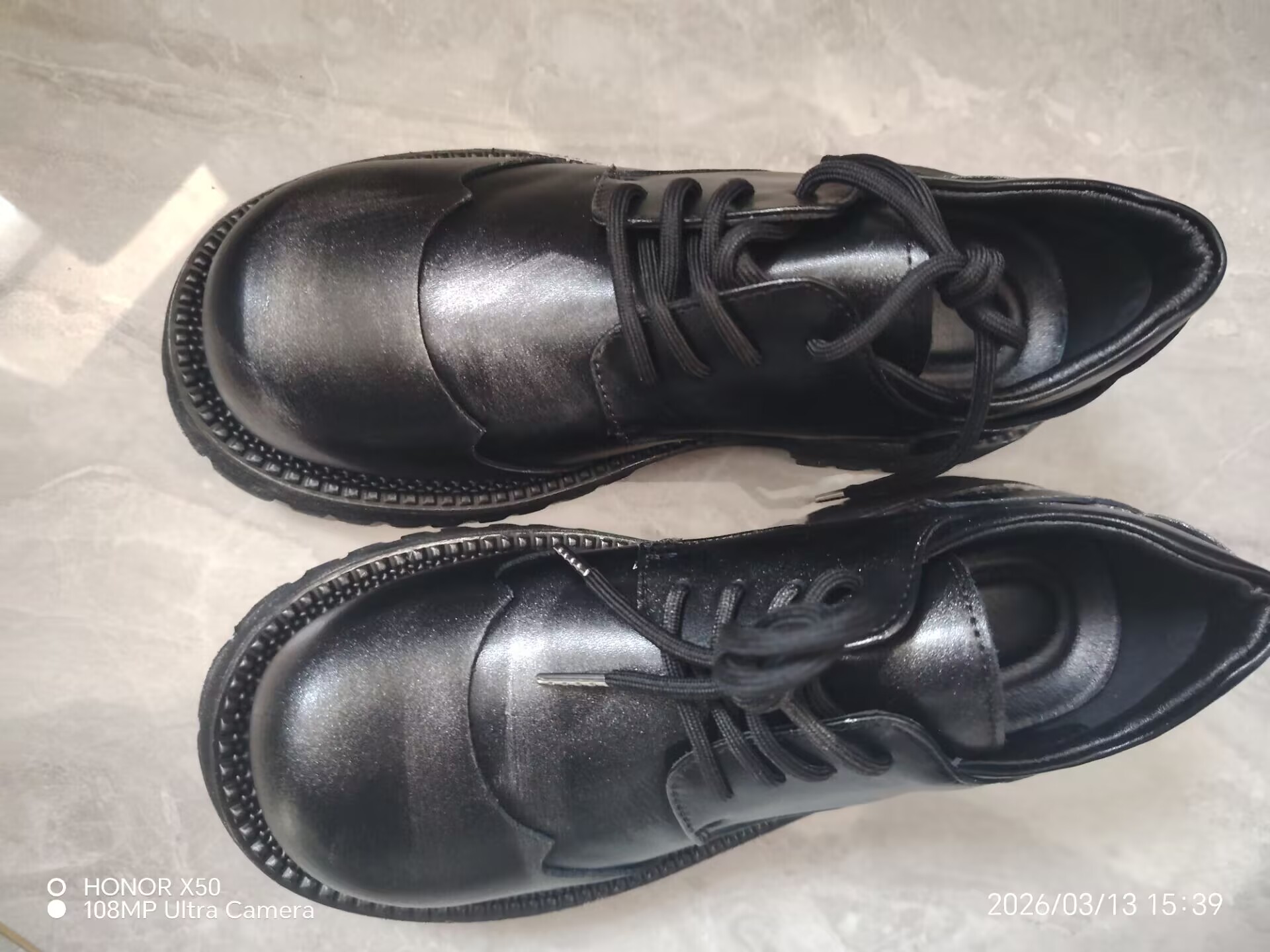 Chaussures Derby à plateforme  - Leather Shoe Polish avis et prix