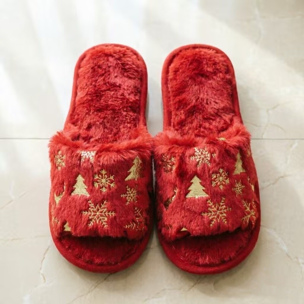 Pantoufles de Noël à bout ouve - Shoe Tree avis et prix