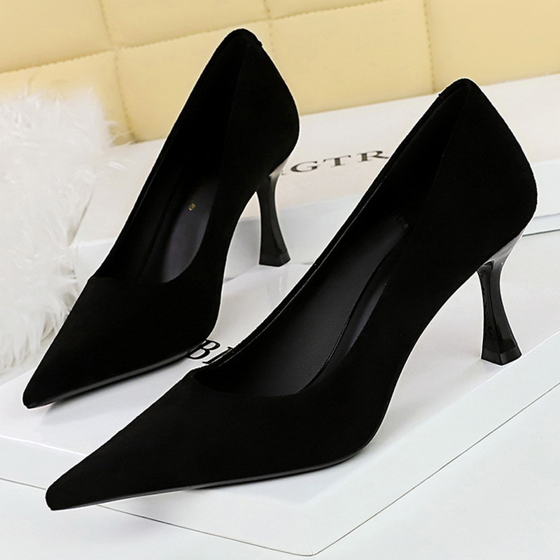 BIGTREE chaussures daim noir f - Shoe Tree avis et prix