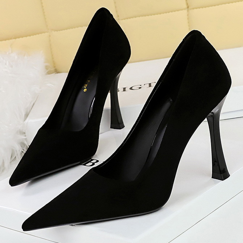 BIGTREE chaussures daim noir f - Shoe Tree avis et prix
