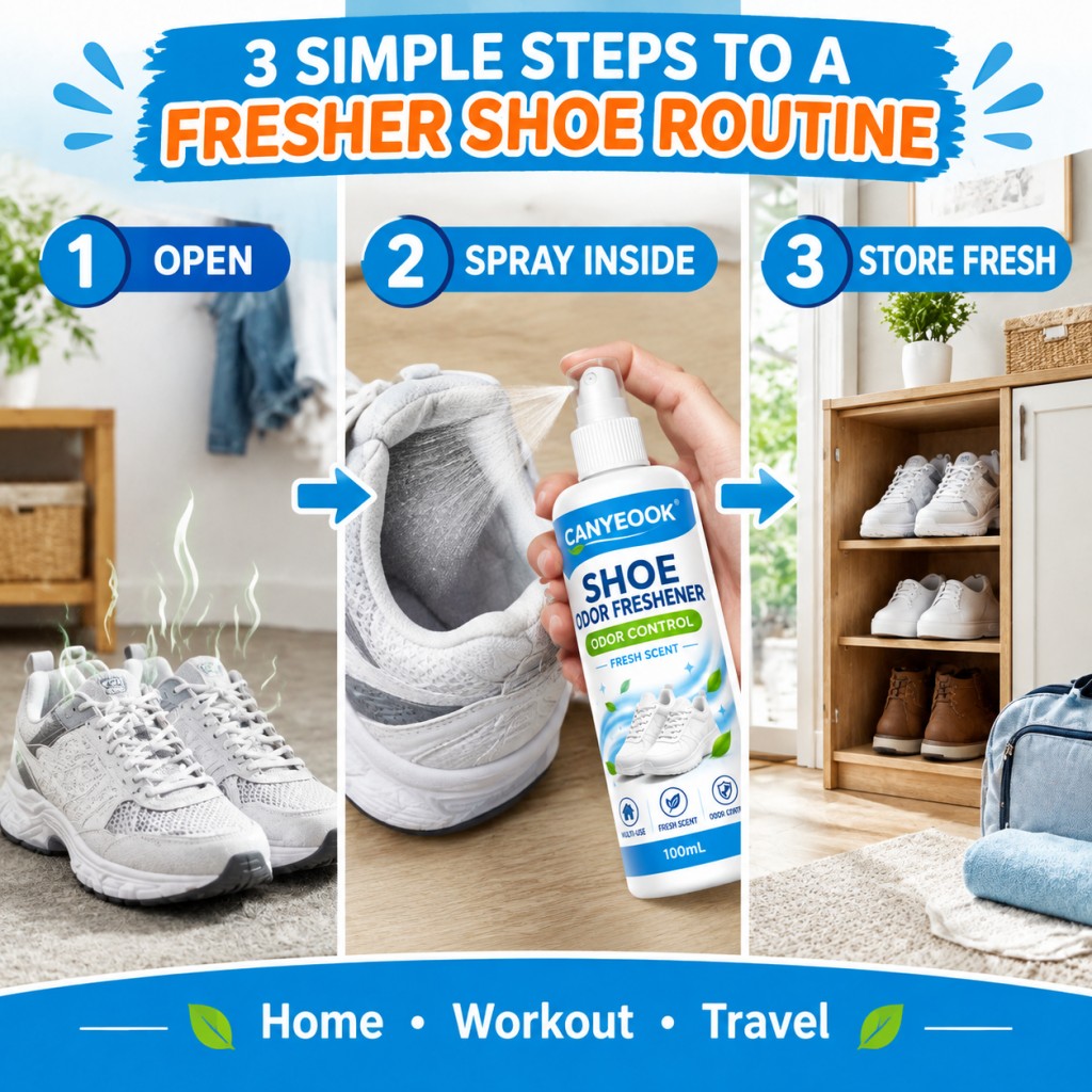 CANYEOOK Spray désodorisant po - Sneaker Care Spray avis et prix