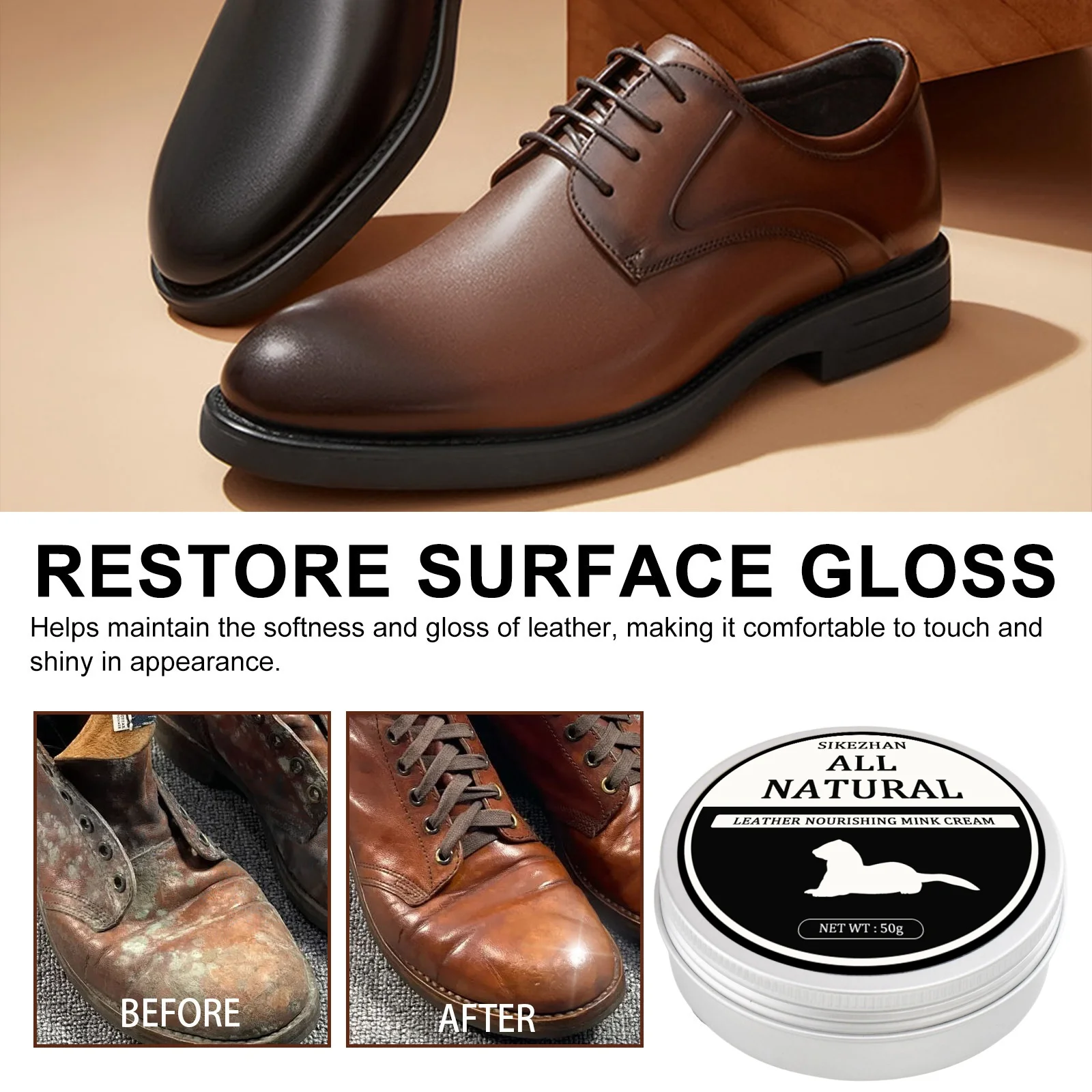 SIEllZHAN-Nettoyant pour canap - Leather Shoe Polish avis et prix